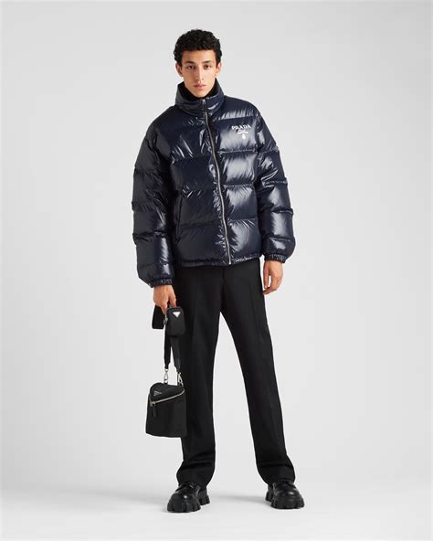 prada smart jacke|Prada re nylon down jacket.